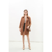 Sonja Coat with Pockets in Khaki