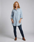 Sonja Linen Shirt with Chest Pocket