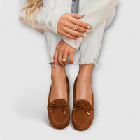 Sophia™ Soft Leather Moccasins in Brown