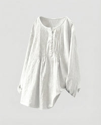 Sophie Linen Tunic in White