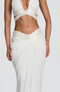 Isabelle Maxi Skirt in Ivory