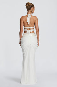 Isabelle Maxi Skirt in Ivory