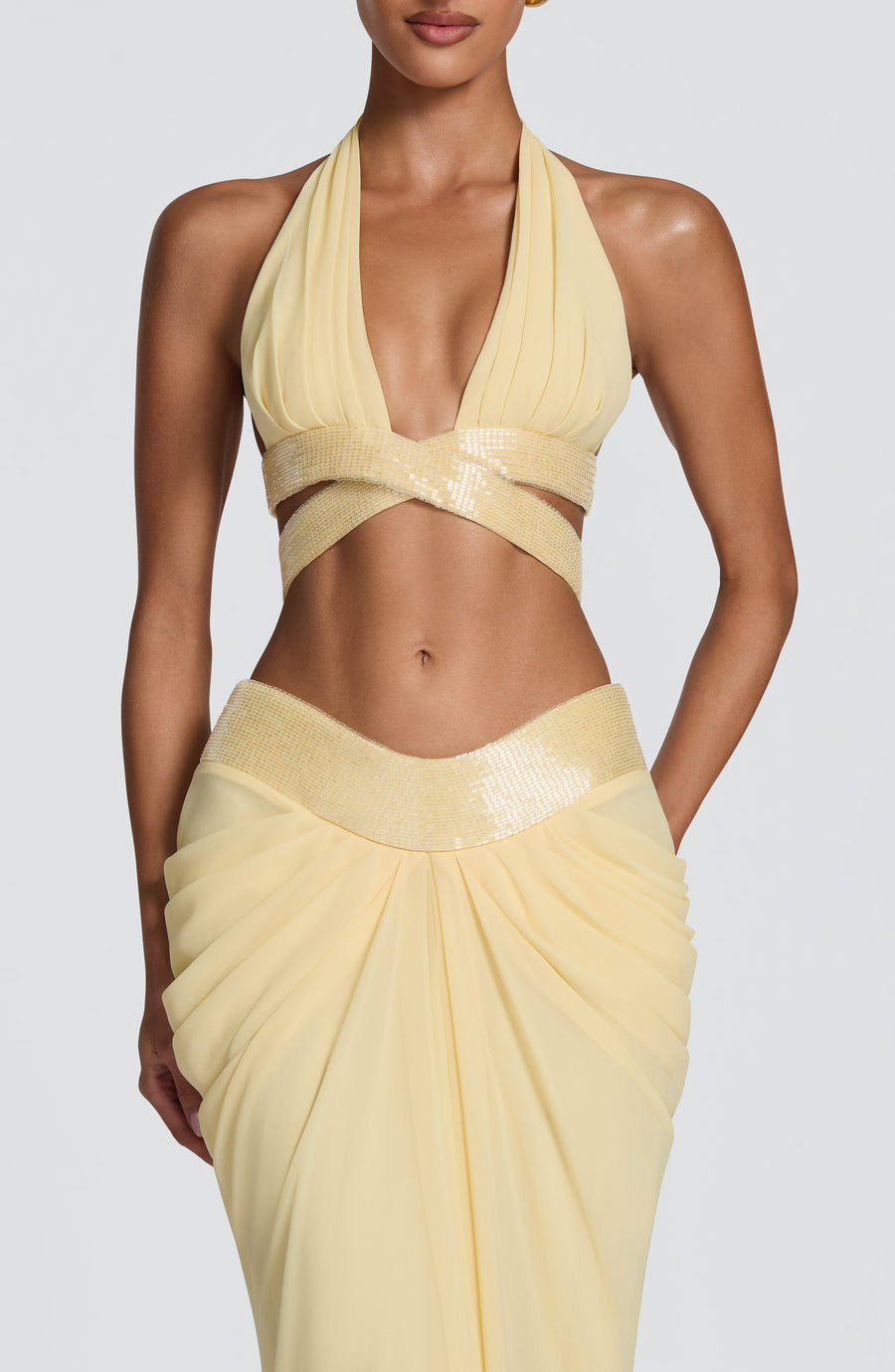 Isabelle Maxi Skirt - Lemon
