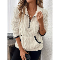 Sophie Sweater with Zip Front