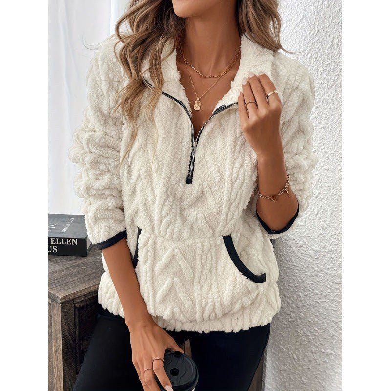 Sophie Sweater with Zip Front