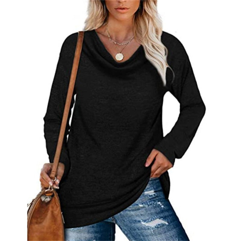 Soraya Casual Shirt with Long Sleeve in Black
