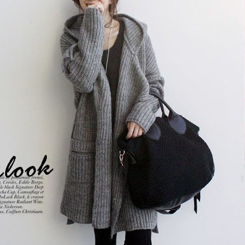 Soraya Knit Coat with Hood