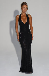 Brooklyn Maxi Dress – Black