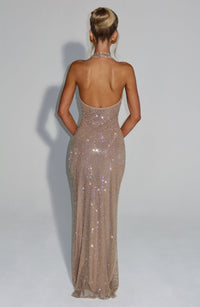 Brooklyn Maxi Dress – Gold