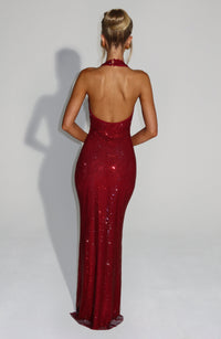 Brooklyn Maxi Dress – Wine