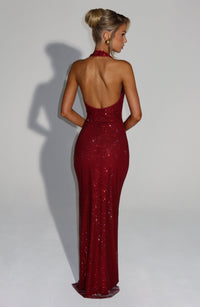 Brooklyn Maxi Dress – Wine