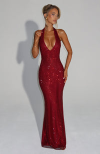 Brooklyn Maxi Dress – Wine