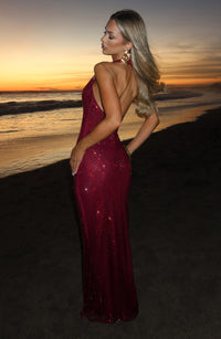 Brooklyn Maxi Dress – Wine