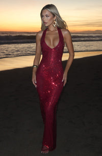 Brooklyn Maxi Dress – Wine