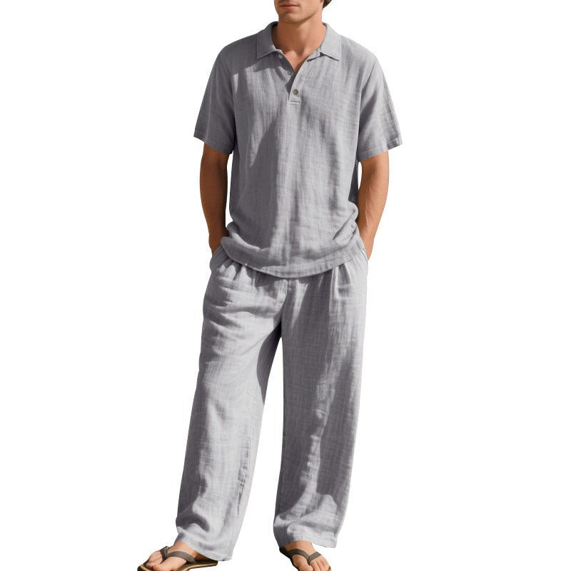 Stefan Airy Linen Trousers