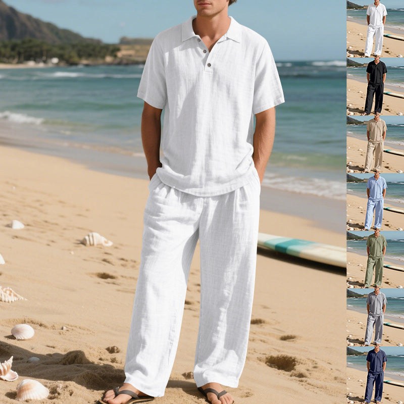 Stefan Airy Linen Trousers