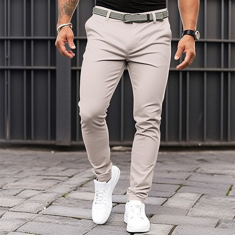 Stefan Trousers in Beige