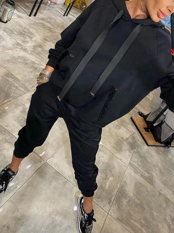 Stella Casual Set in Black