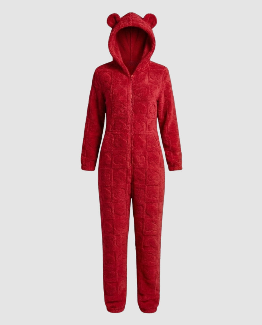Stella Jumpsuit in Red