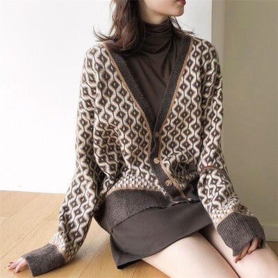 Stella Knit Cardigan with Oversized