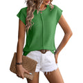 Stella Women's Ribbed Cap Sleeve Knit Vest Top