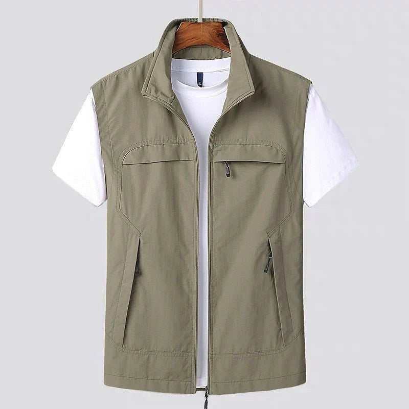 Sten Lightweight Vest in Khaki