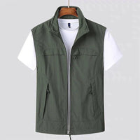 Sten Lightweight Vest in Olive Green