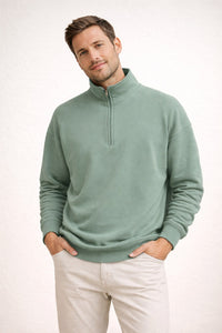 Sten Top with Stand Collar in Green