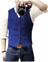 Sten Vest in Blue