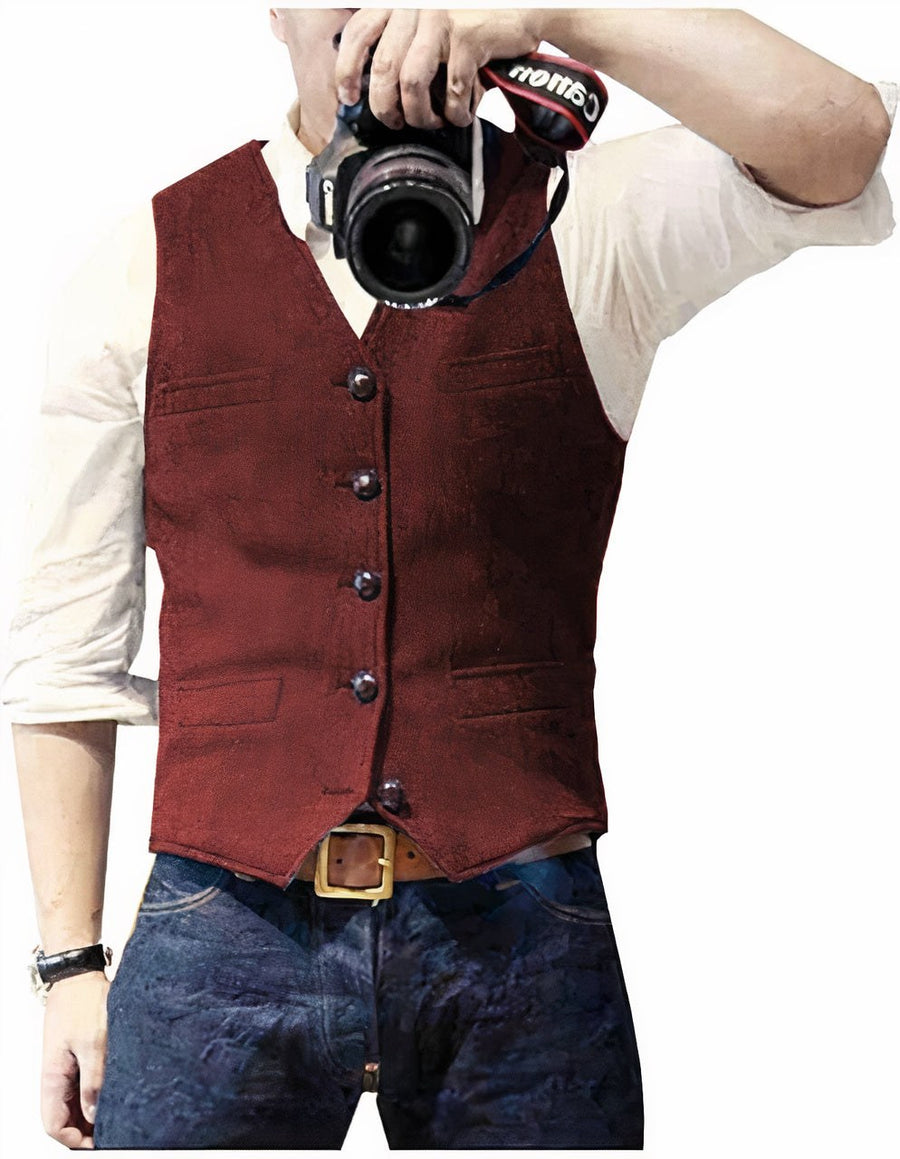 Sten Vest in Red