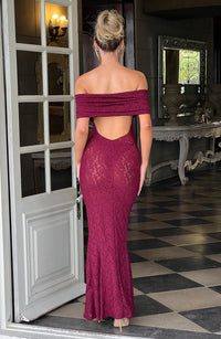 Ingrid Maxi Dress – Burgundy