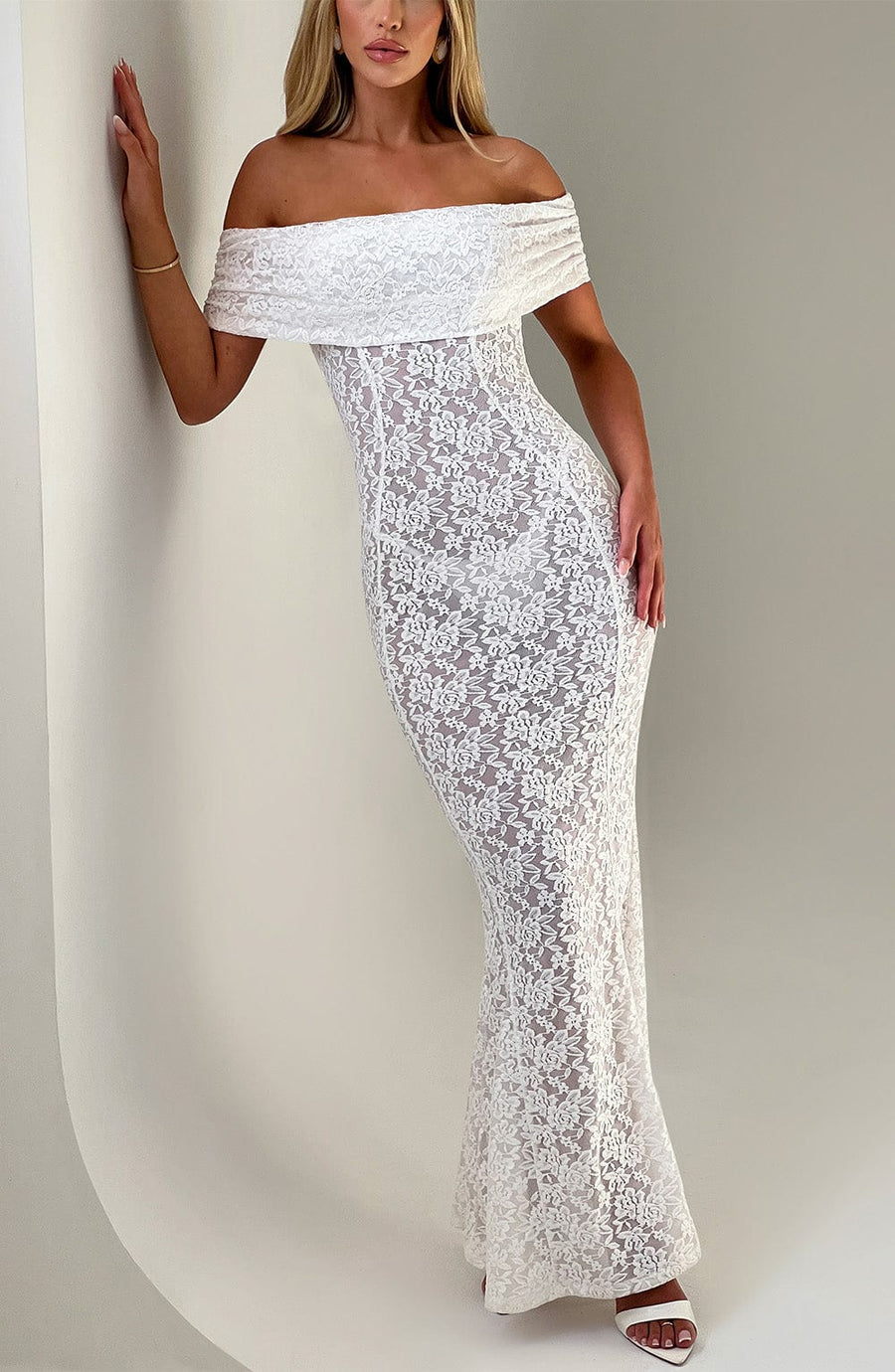 Ingrid Maxi Dress – Ivory