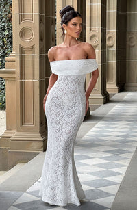 Ingrid Maxi Dress – Ivory