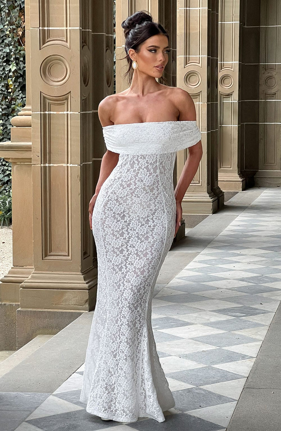 Ingrid Maxi Dress – Ivory