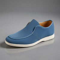 Sterling Suede Slip-On in Carolina Blue