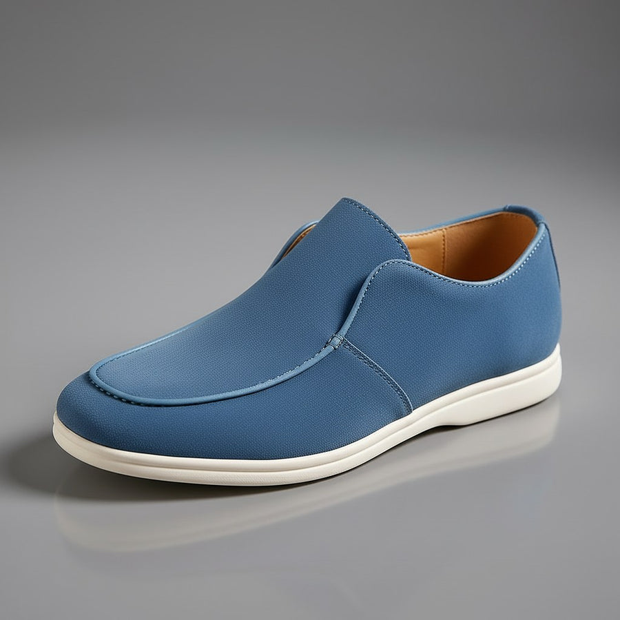 Sterling Suede Slip-On in Carolina Blue