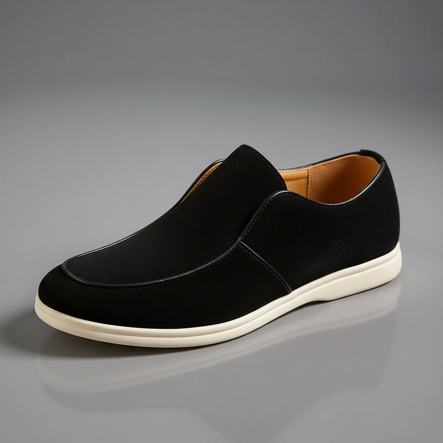 Sterling Suede Slip-On in Charcoal