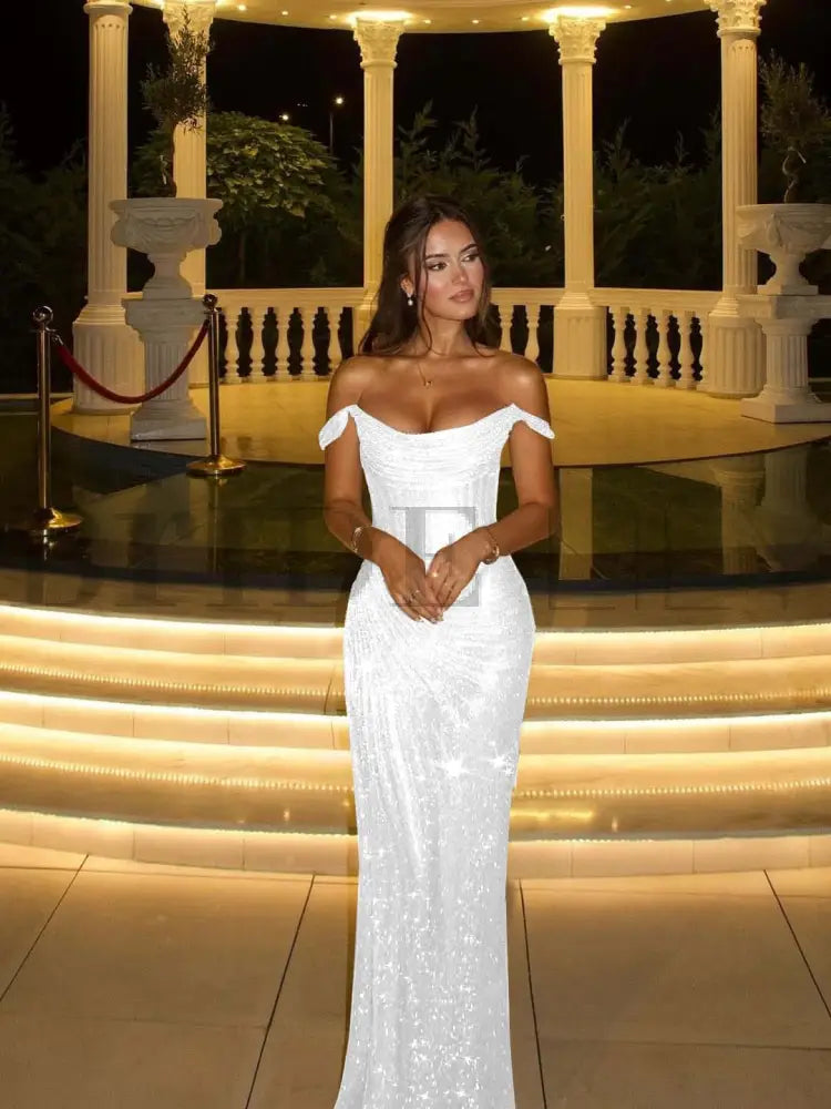 Addison | Sequin Prom Maxi Dress