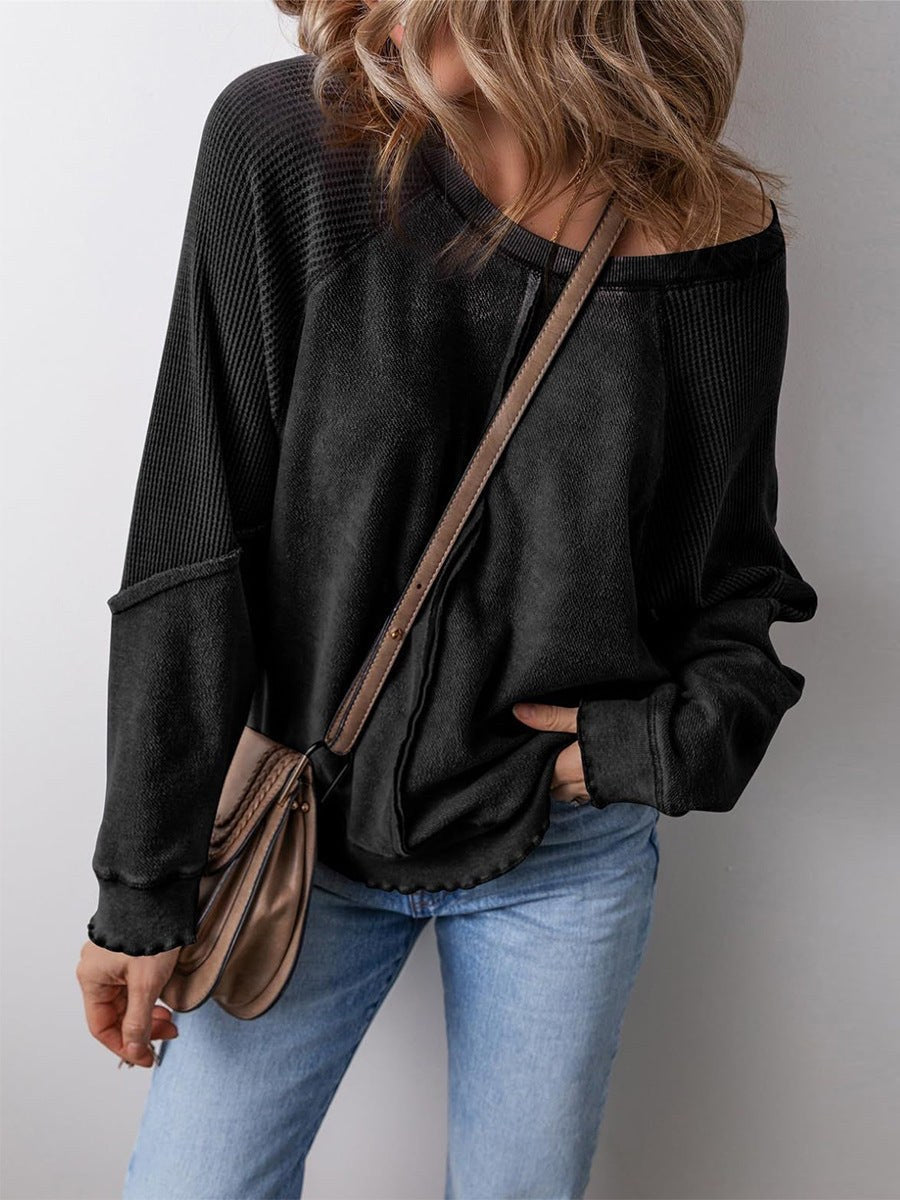 Suki Casual Shirt with Long Sleeve in Black