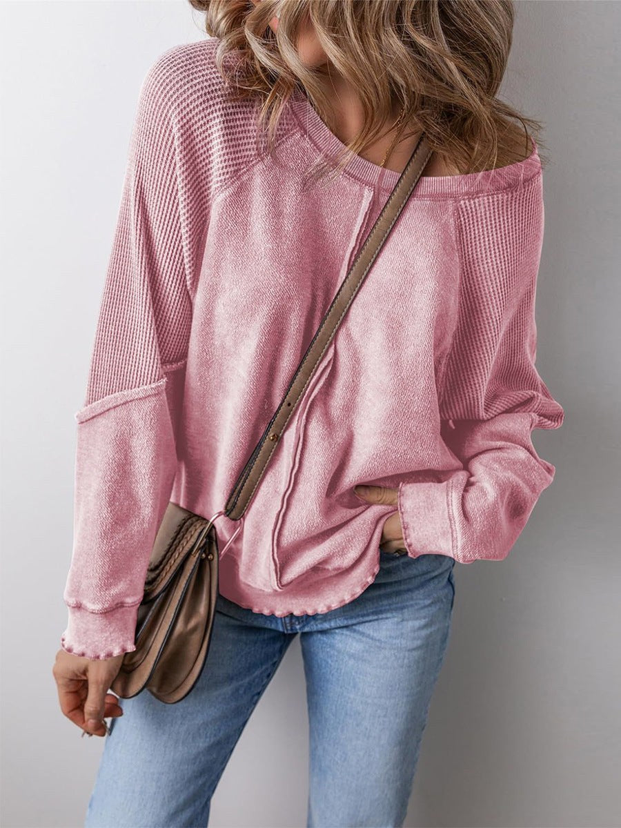 Suki Casual Shirt with Long Sleeve in Pink