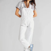 Suki Denim Trousers in White