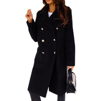 Suki Elegant Coat in Black