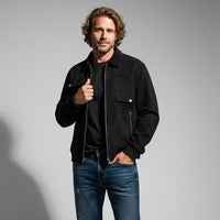 Sullivan Suede Jacket in Charcoal