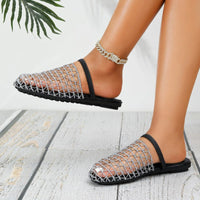 Summer Mesh Sandals in Silver