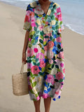 Summer™ Floral Watercolor Dress