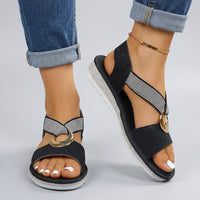 Sundaze Comfort Sandal in Charcoal