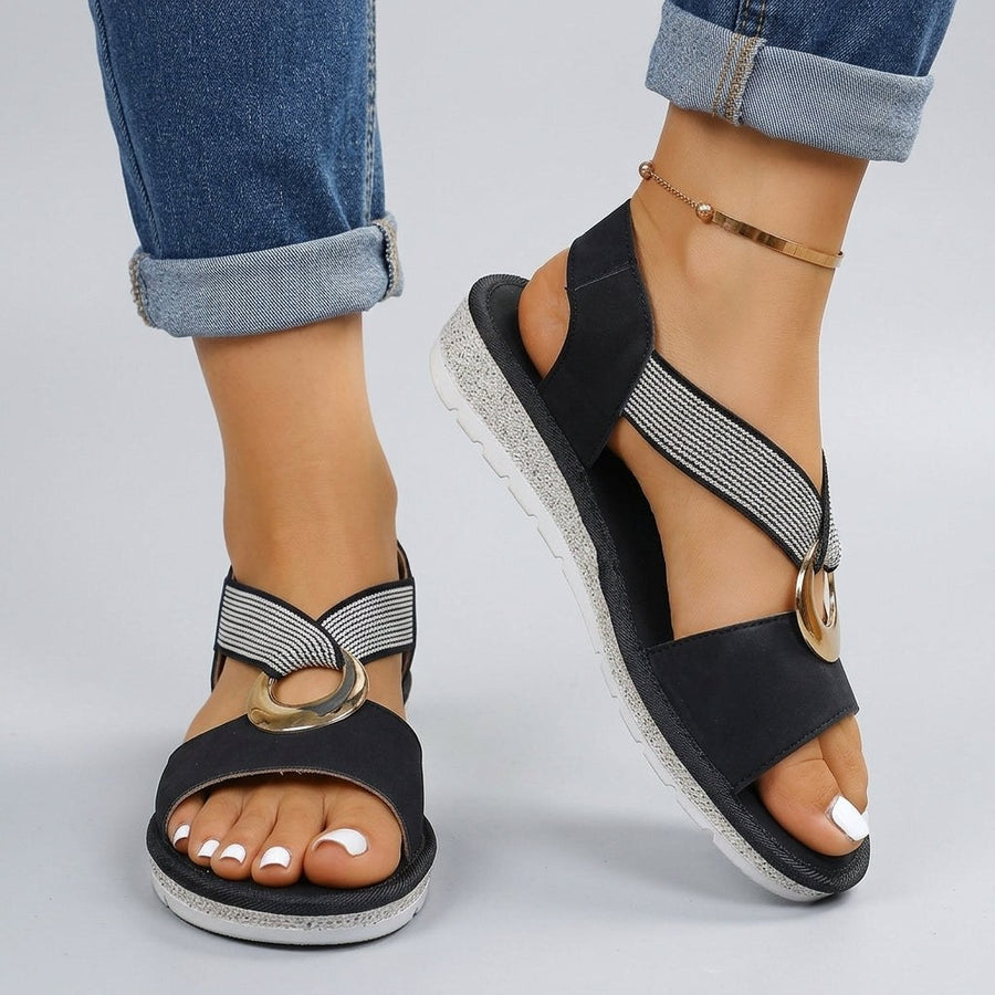 Sundaze Comfort Sandal in Charcoal