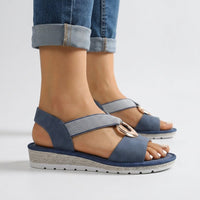 Sundaze Comfort Sandal in Navy Blue