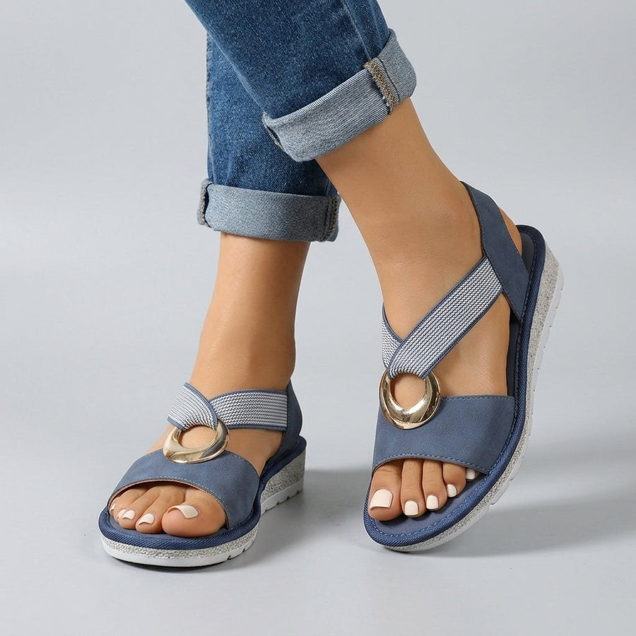 Sundaze Comfort Sandal in Navy Blue
