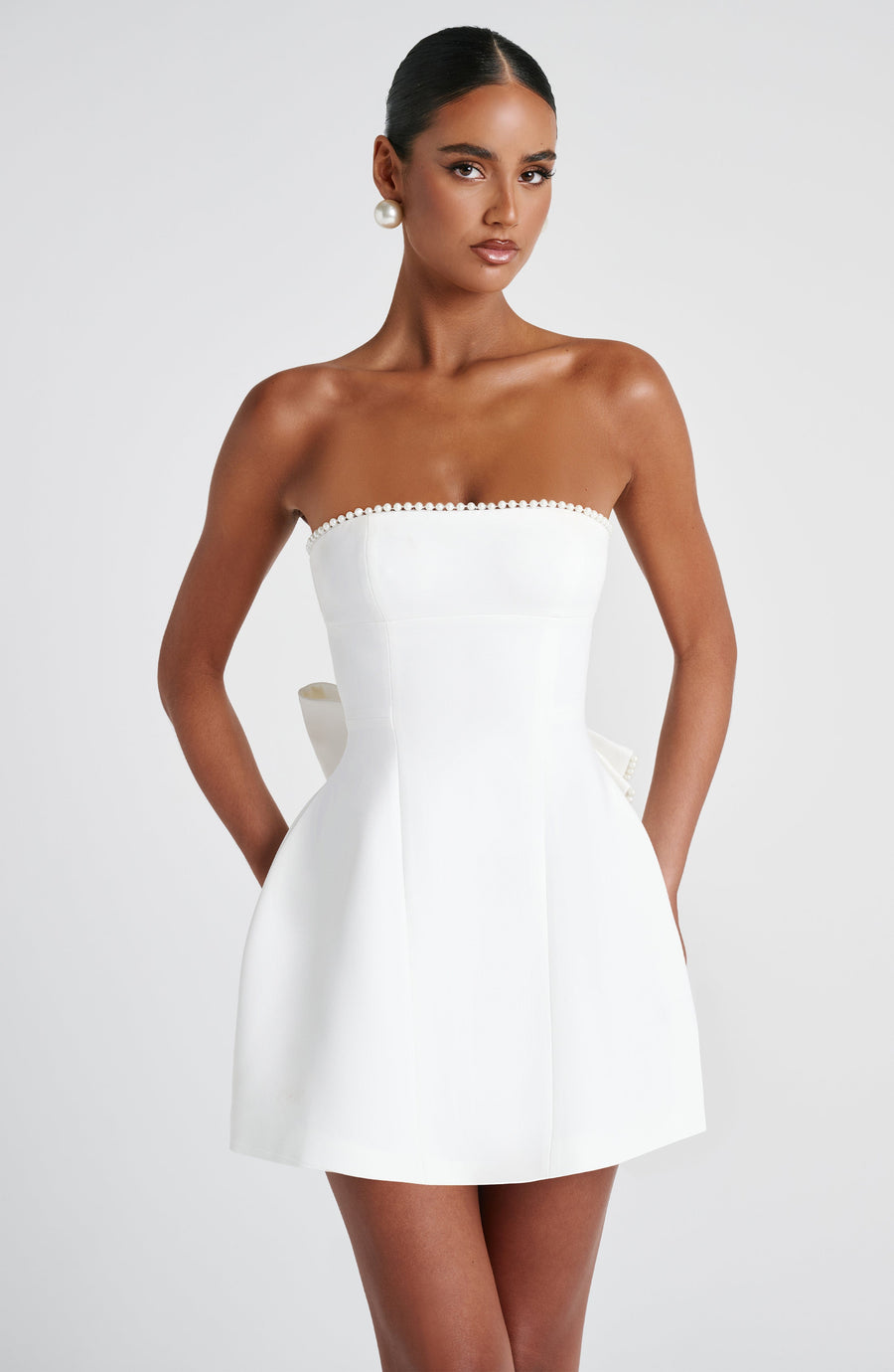 Donna Mini Dress – Ivory